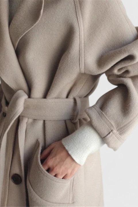 Sofia | Casaco de Caxemira Comprido, elegante e aconchegante, perfeito para os dias frios.