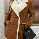 Sobretudo Camel Forrado com Pelo