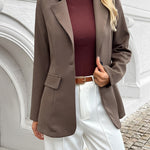Blazer Alongado Alfaiataria Moderna