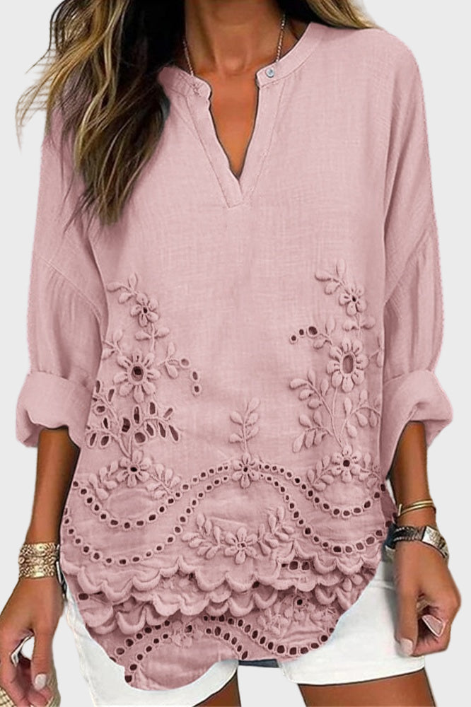 Camisa Coastal Bloom