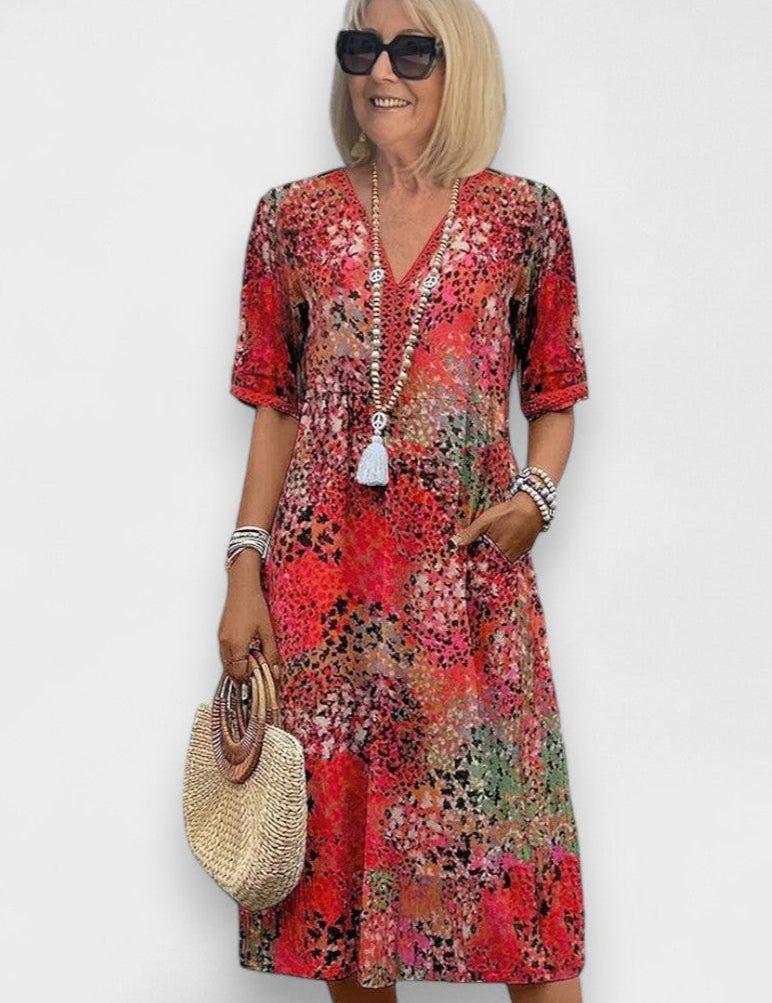 Lia - Vestido Feminino Midi