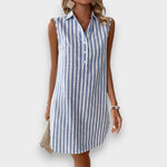 Lúcia - Vestido Camisa Listrado