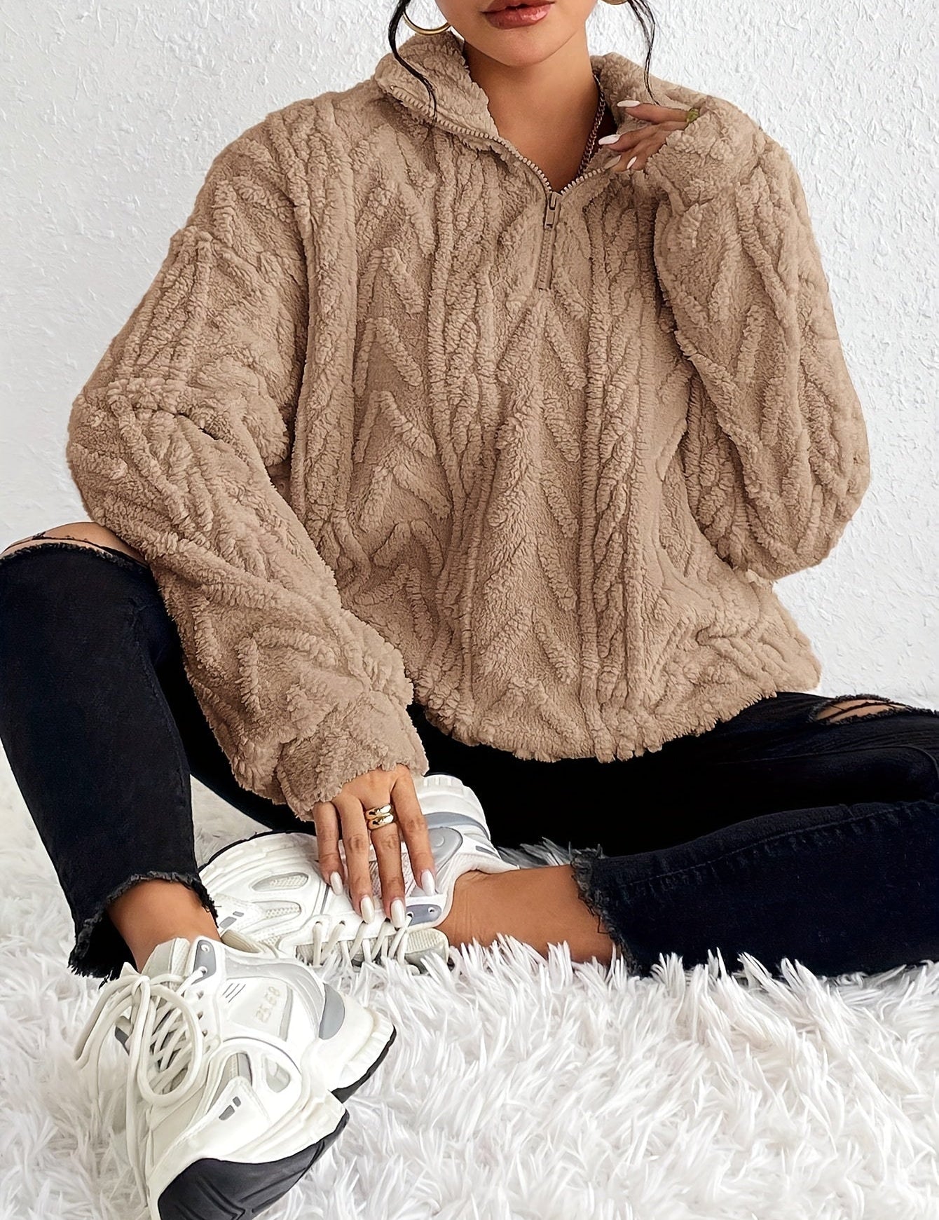 CLARE™ - Sweater de Malha Quente