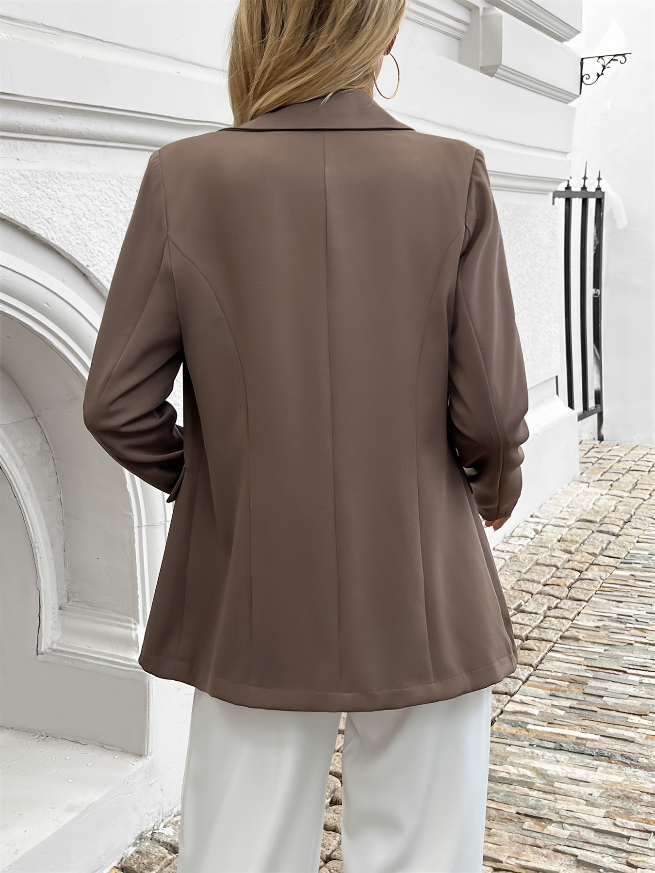 Blazer Alongado Alfaiataria Moderna