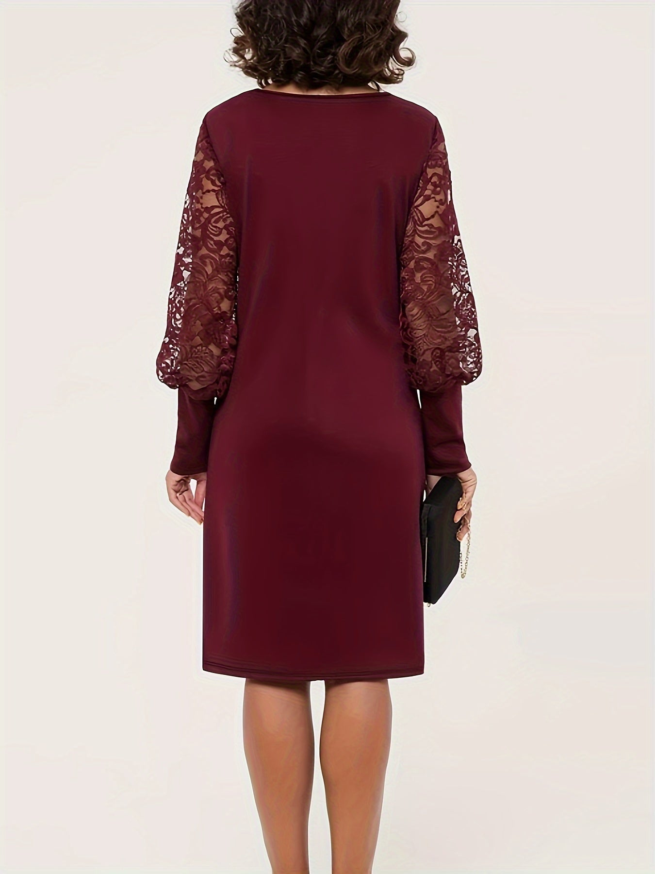 Lara | Conjunto de vestido em renda com elegância sofisticada