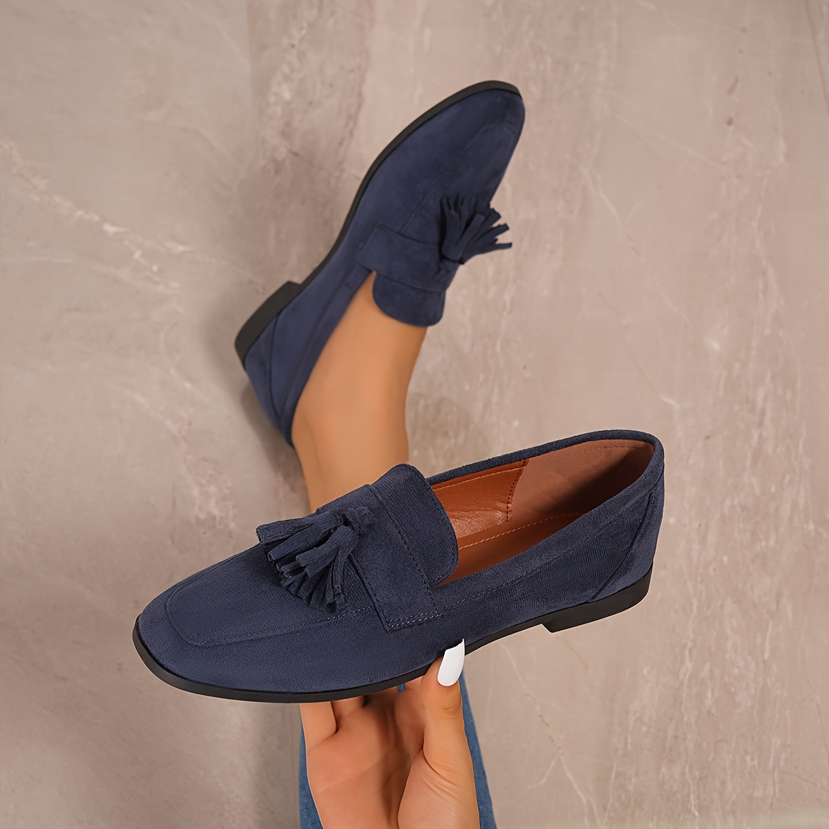 Mocassins Eliane - com apoio e salto plano