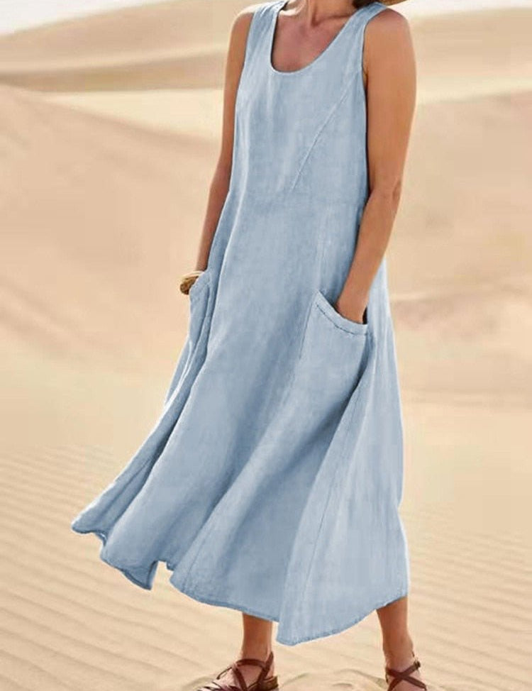 Manuela - Vestido Leve para o Verão