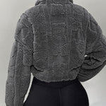 Sweat Fofa Textura Premium com Zíper