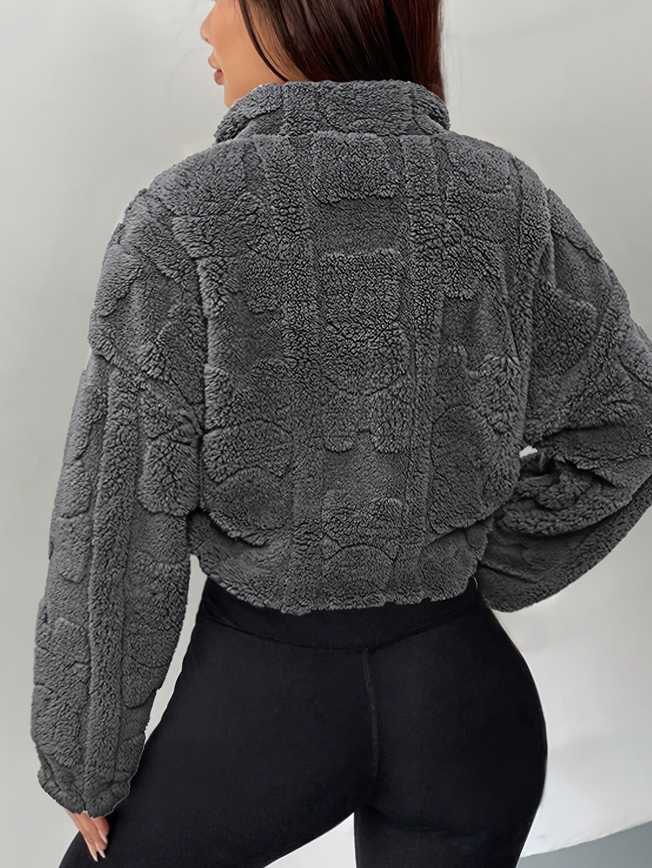 Sweat Fofa Textura Premium com Zíper