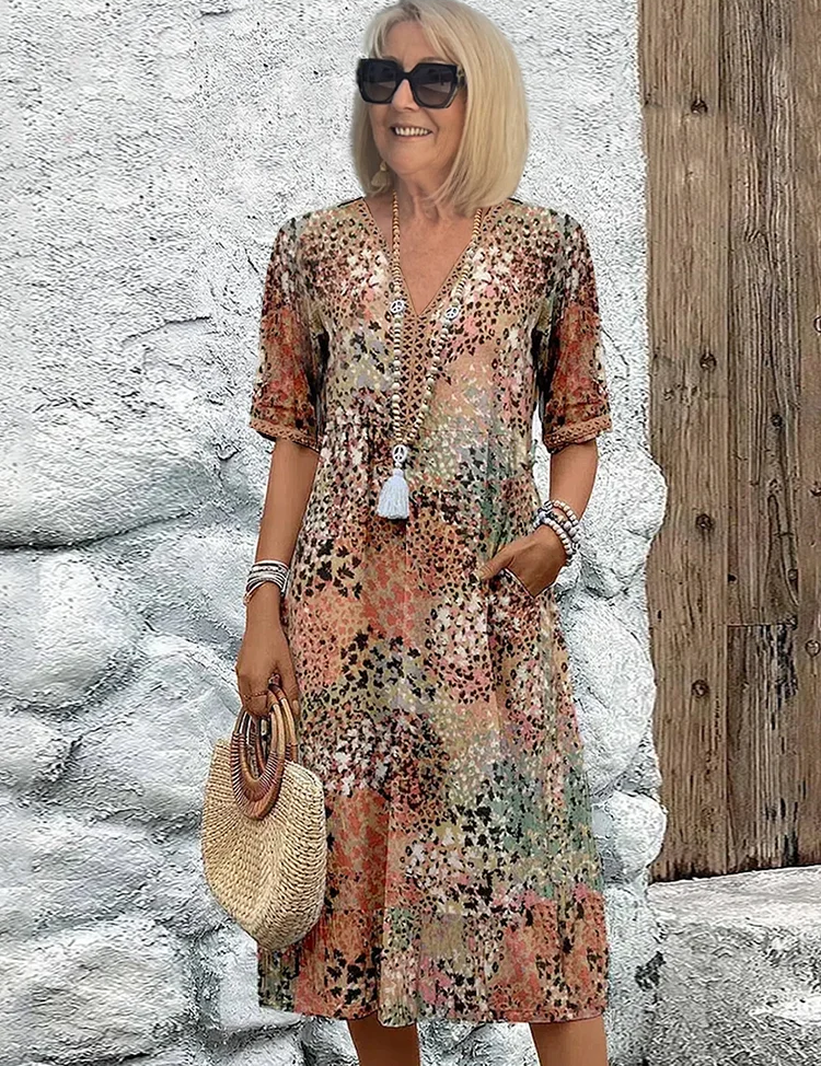 Lia - Vestido Feminino Midi