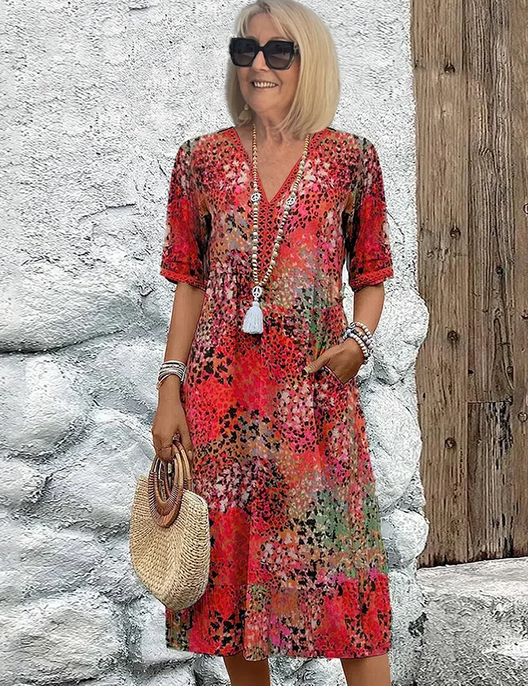 Lia - Vestido Feminino Midi