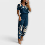 Irmelinda - Conjunto elegante camisola e calças