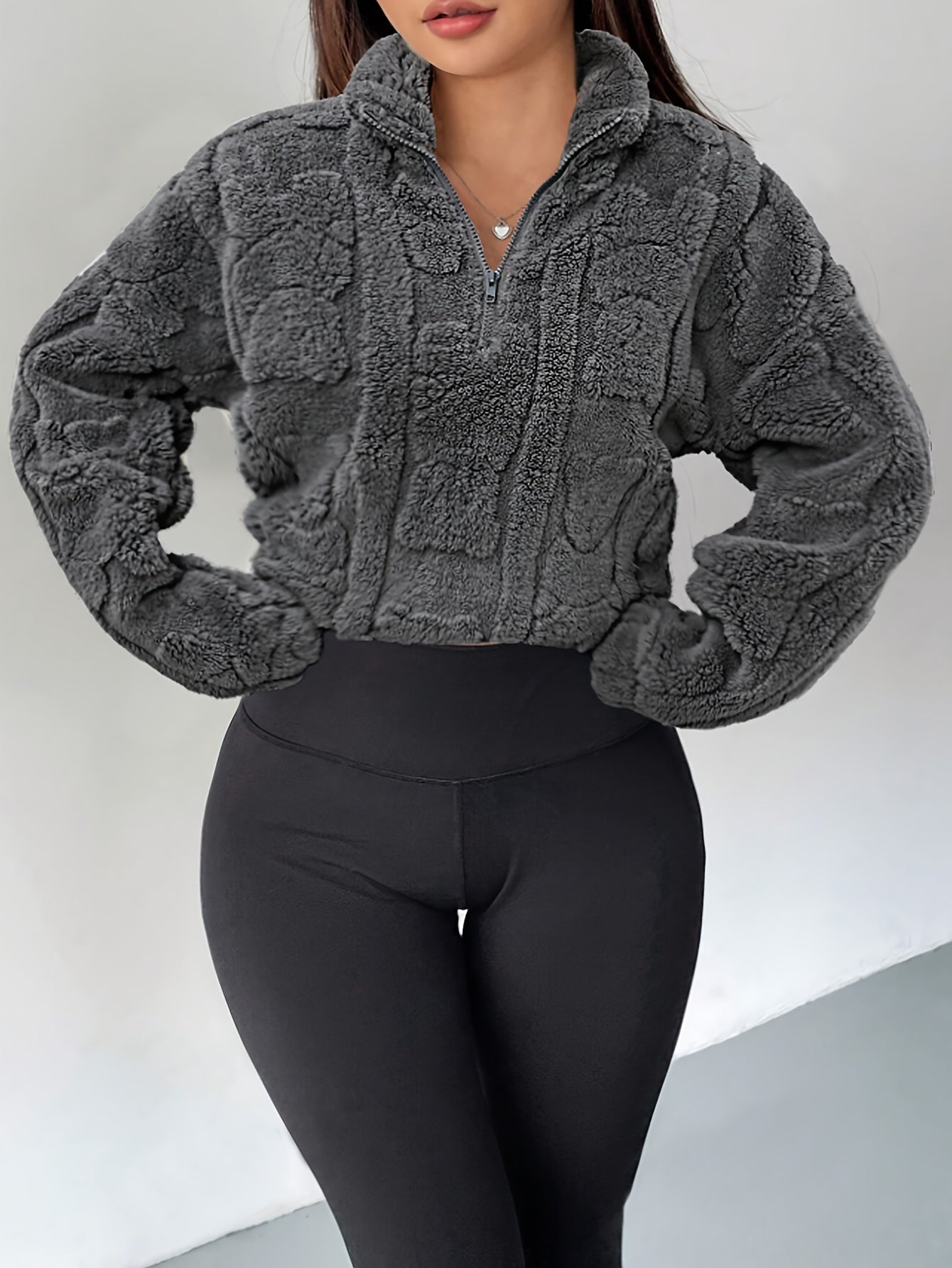 Sweat Fofa Textura Premium com Zíper