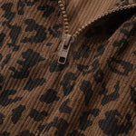Sweat Oversized Animal Print com Zíper