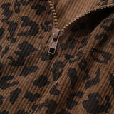 Sweat Oversized Animal Print com Zíper