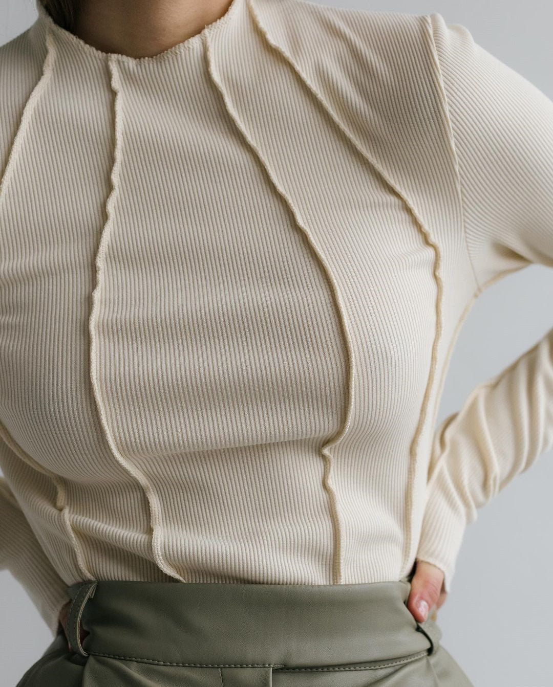 ROSE™ - Camisola Básica de Manga Longa