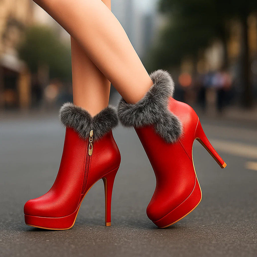 Magda - Botas Com Salto Quentinhos