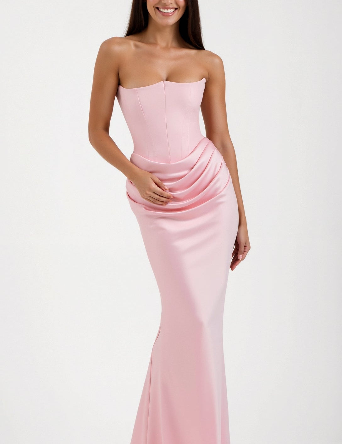 Esmeralda - Vestido comprido com corpete