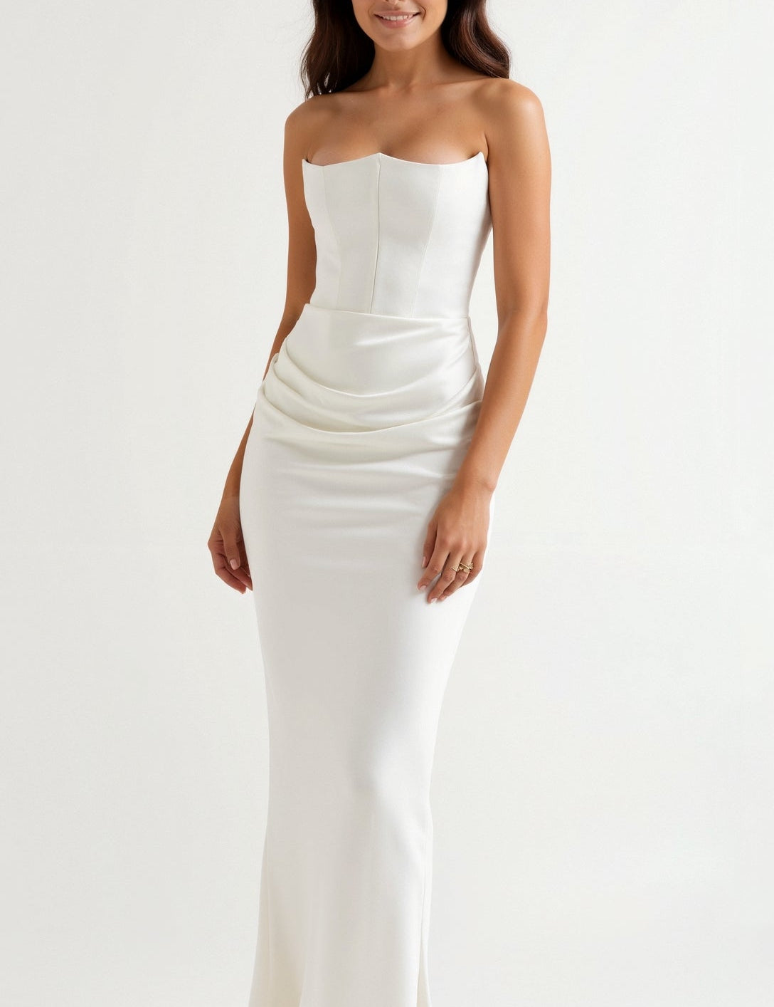 Esmeralda - Vestido comprido com corpete