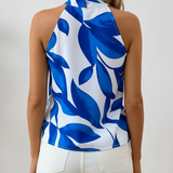 Top Halter de Estilo Fluido
