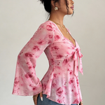 Blusa Feminina com Laço Frontal