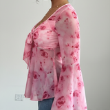 Blusa Feminina com Laço Frontal