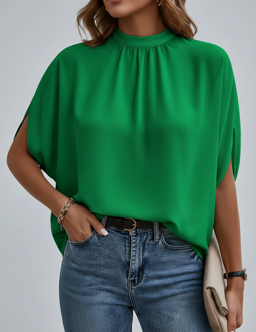 Blusa Ampla de Estilo Moderno