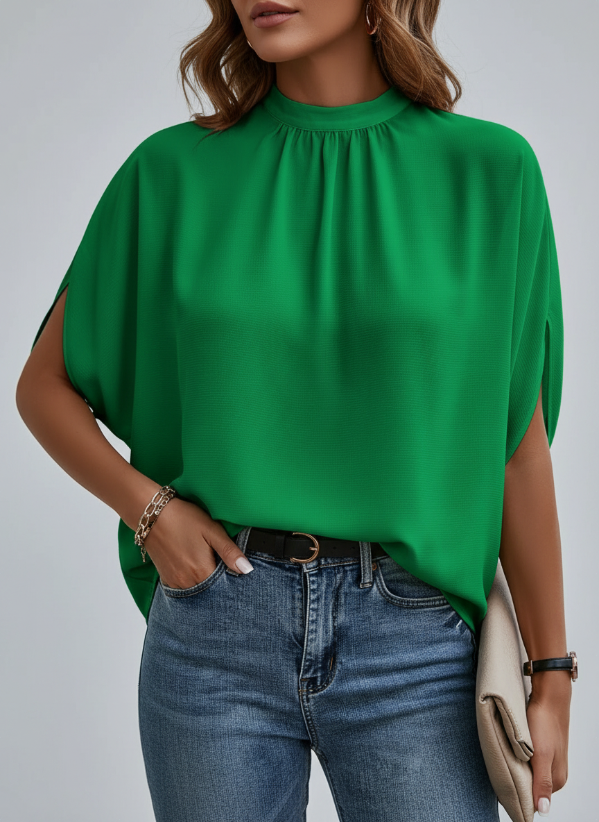 Blusa Ampla de Estilo Moderno