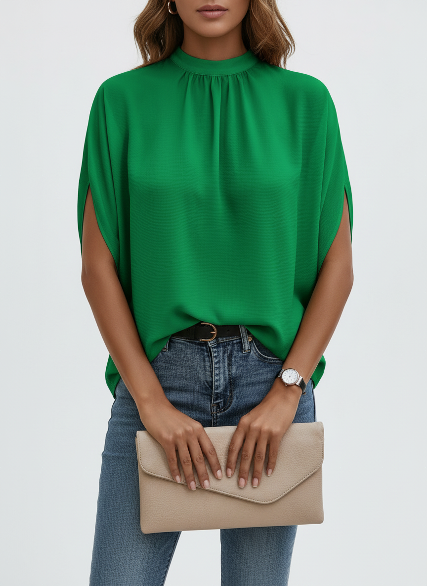 Blusa Ampla de Estilo Moderno