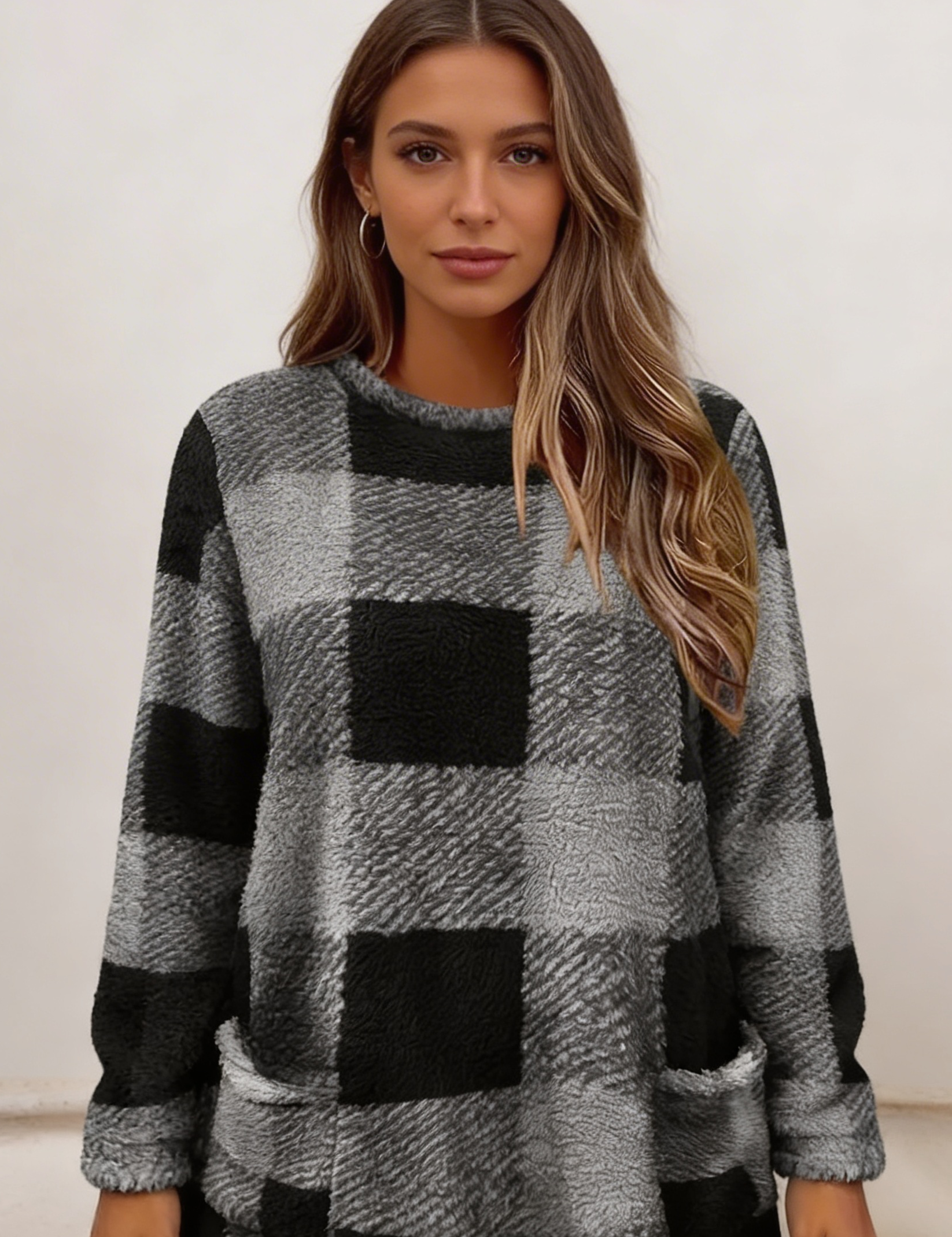 Camisola Oversized Textura Bloco