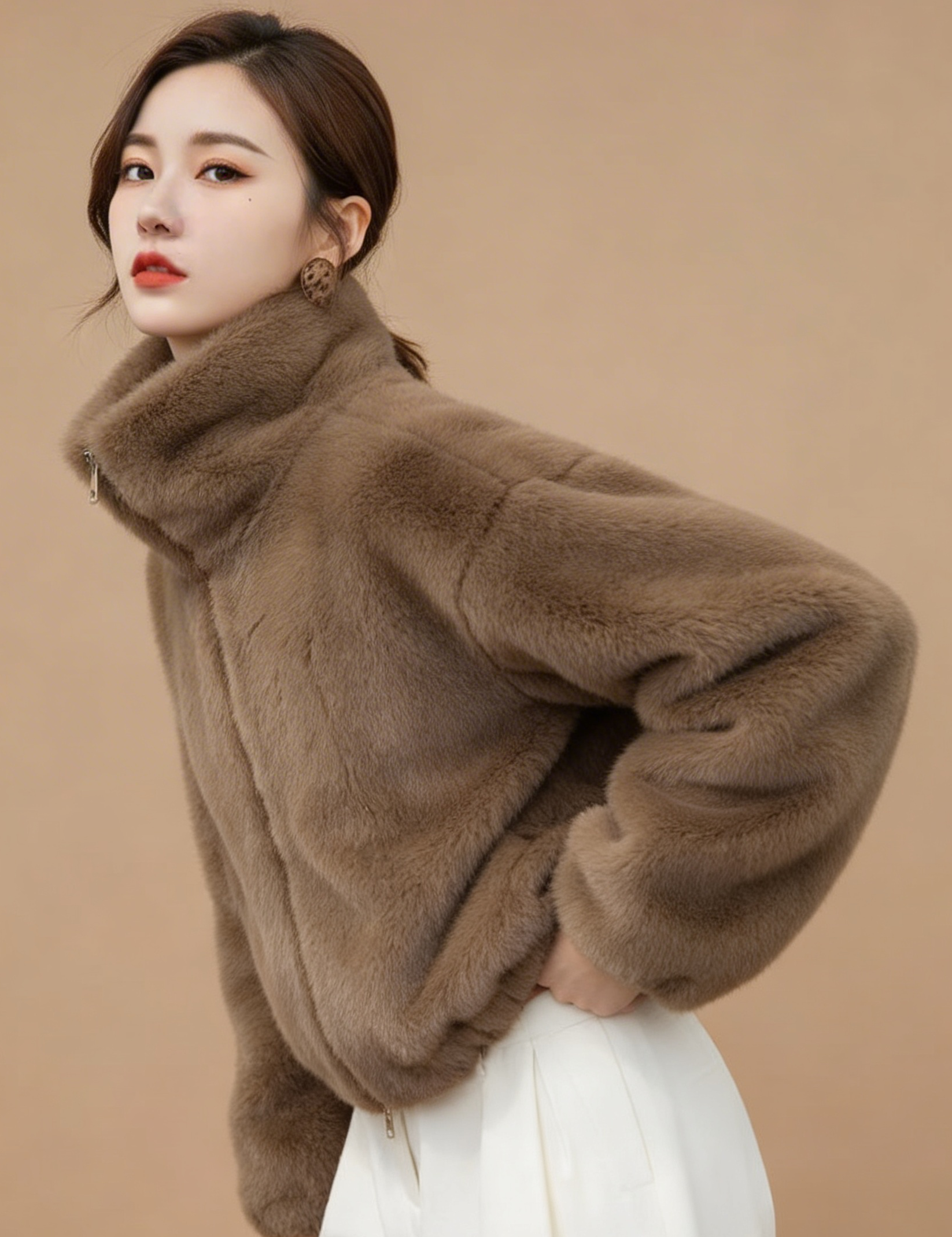 Teddy Premium Oversized Castanho