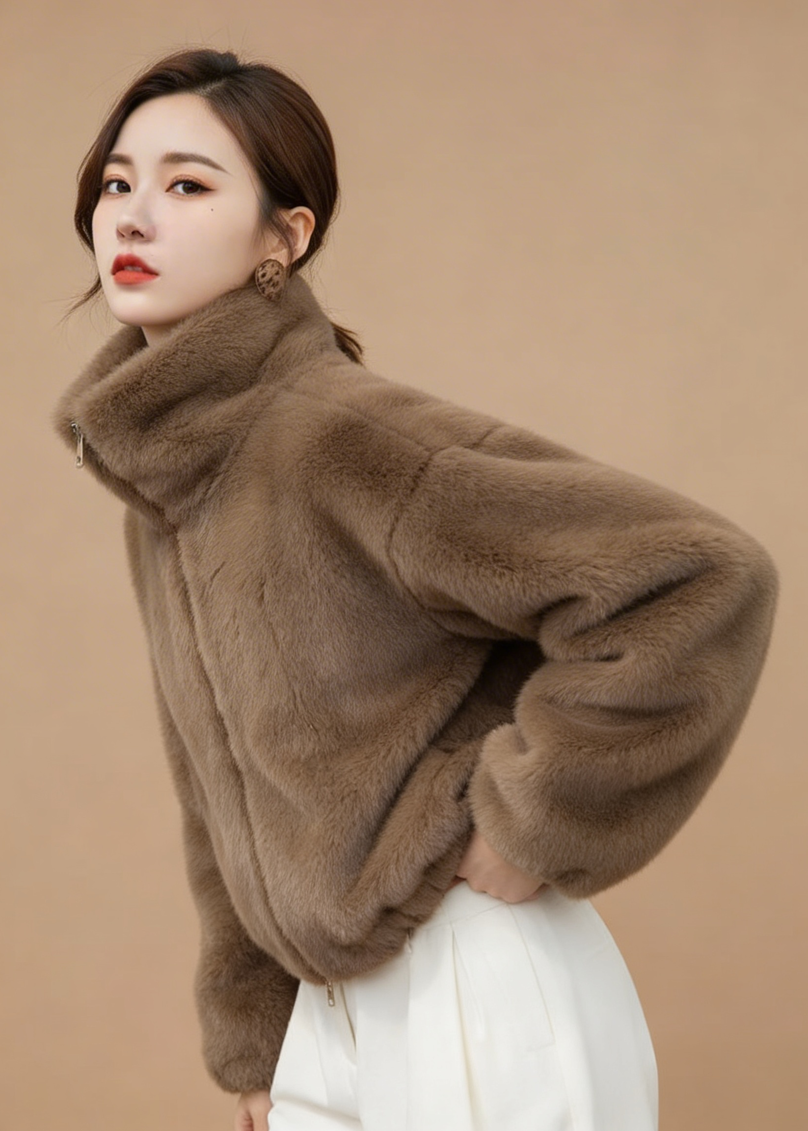 Teddy Premium Oversized Castanho