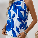 Top Halter de Estilo Fluido