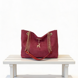 Mala Tote Premium com Detalhes em Corrente
