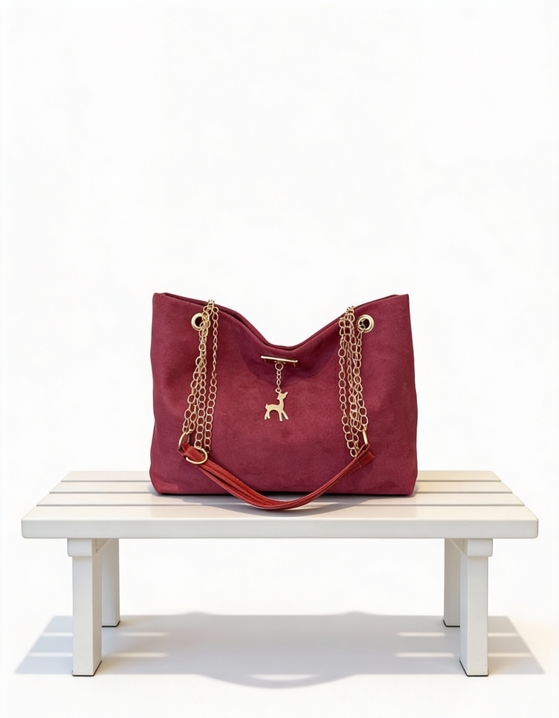 Mala Tote Premium com Detalhes em Corrente