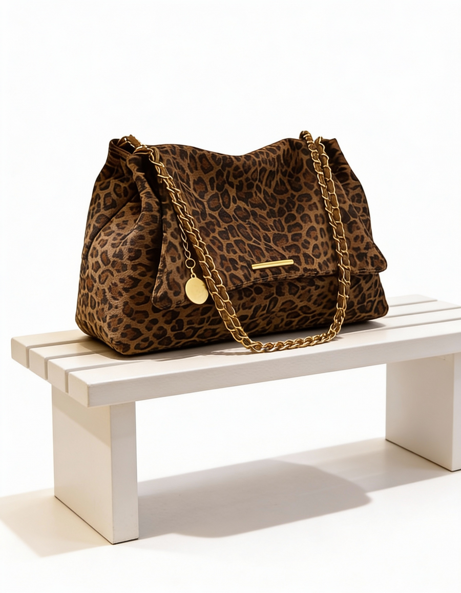 Mala Shoulder Fashion com Corrente