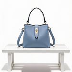 Mala Bucket Elegante com Fecho Metálico