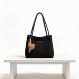 Mala Tote Fashion com Detalhe Trançado