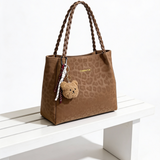 Mala Tote Fashion com Detalhe Trançado