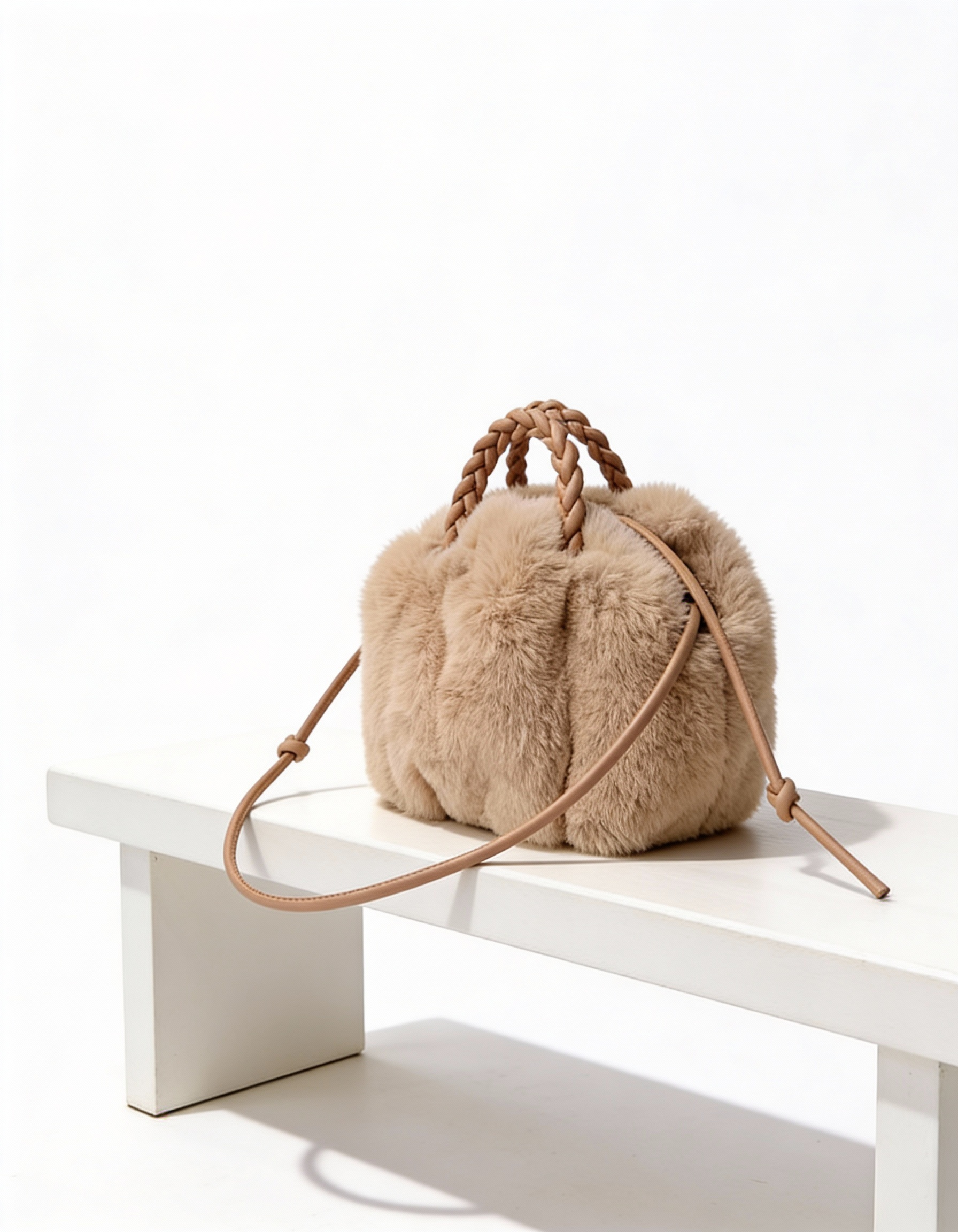 Mala Bucket Peluciada Fashion