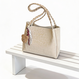 Mala Tote Fashion com Detalhe Trançado