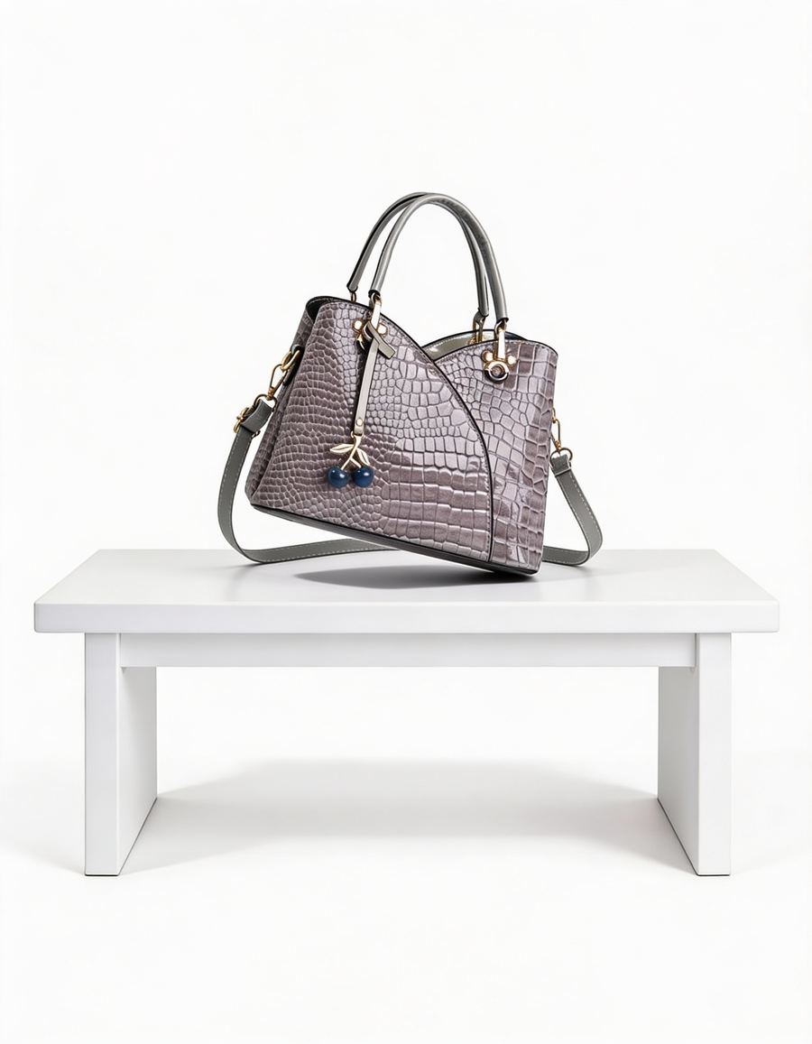 Mala Tote Estruturada com Textura Premium