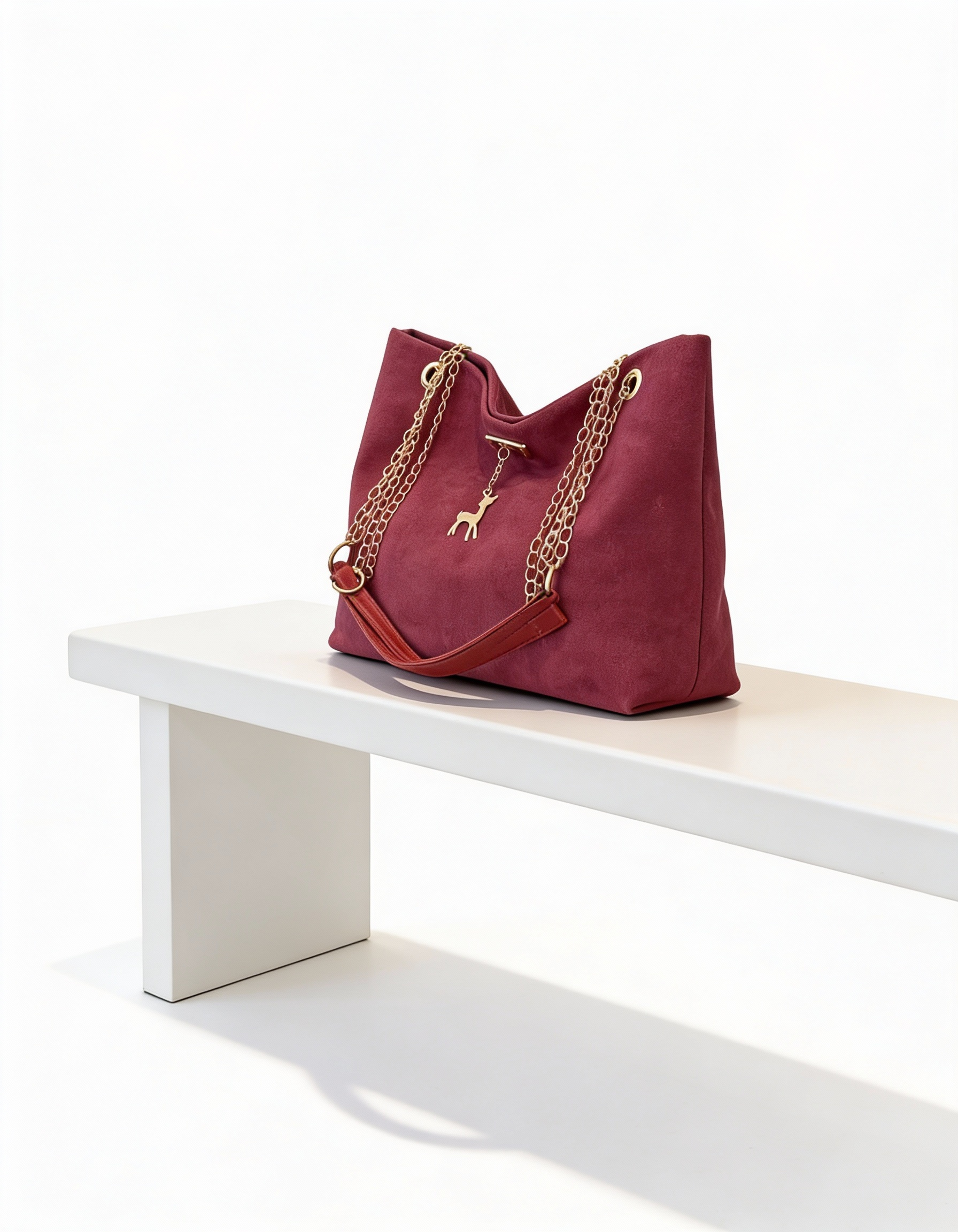 Mala Tote Premium com Detalhes em Corrente