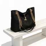 Mala Tote Premium com Detalhes em Corrente