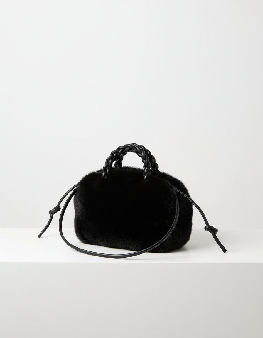 Mala Bucket Peluciada Fashion
