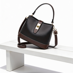 Mala Bucket Elegante com Fecho Metálico