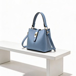 Mala Bucket Elegante com Fecho Metálico