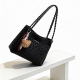 Mala Tote Fashion com Detalhe Trançado