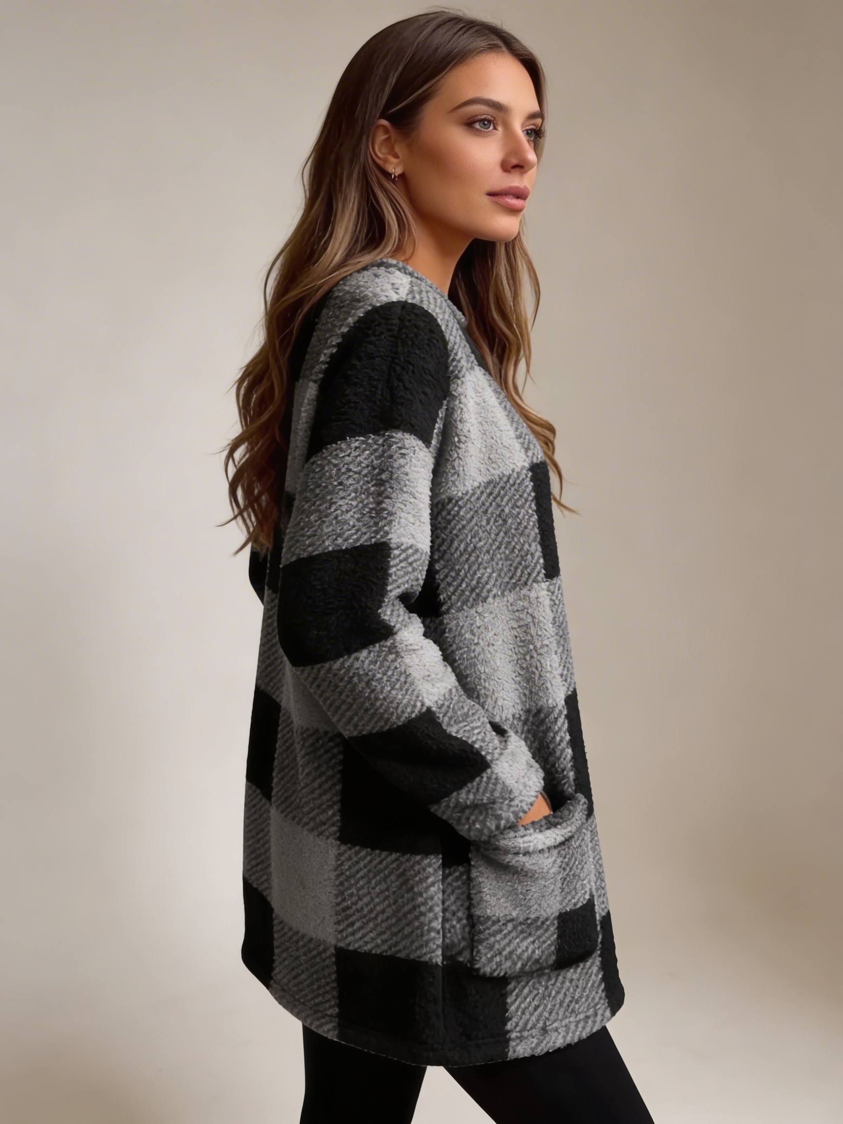 Camisola Oversized Textura Bloco