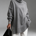 Camisola Oversized Minimal Gola Alta